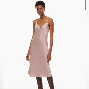 Aritzia Wilfred NWT Only Slip Midi Dress - Size Small